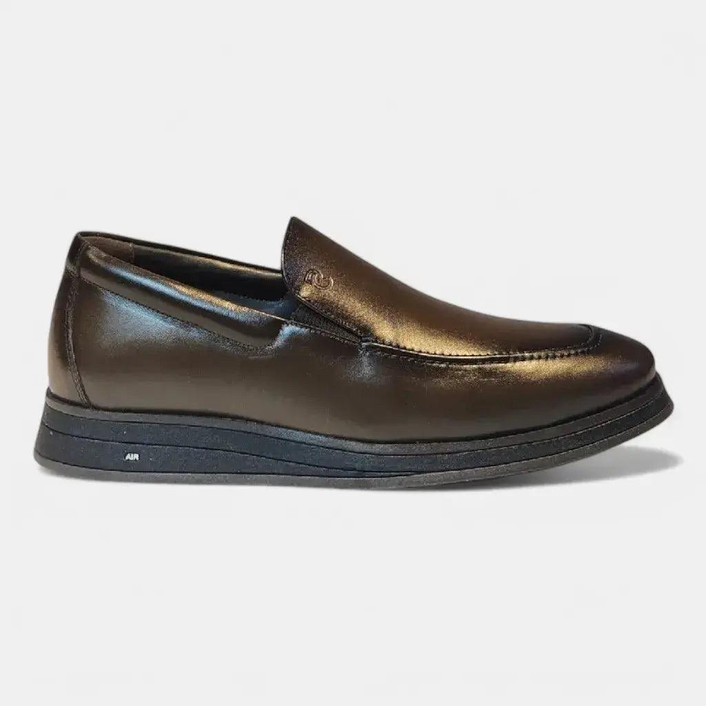 Mocassim Romeo Gênova Marrom Couro Romeo