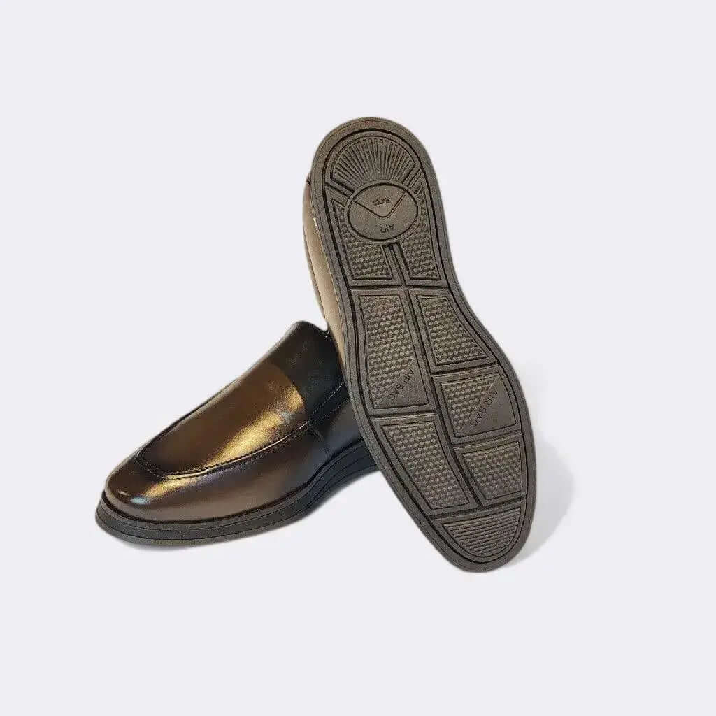 Mocassim Romeo Gênova Marrom Couro Romeo