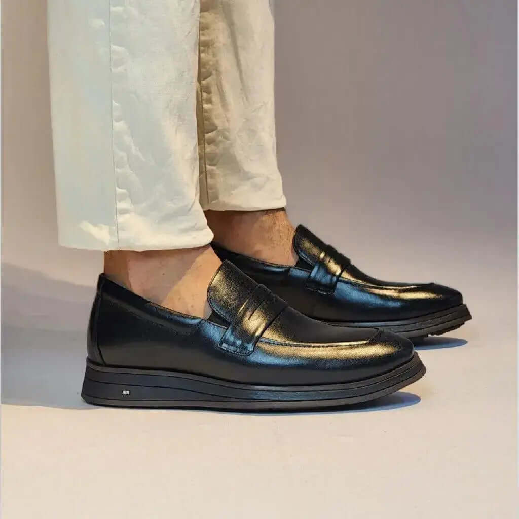 Mocassim Romeo Gênova Preto Couro Romeo