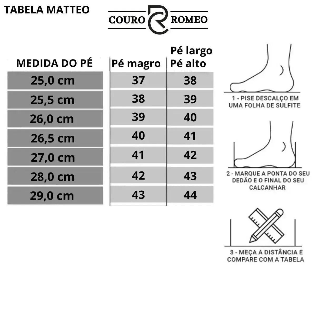 Mocassim Romeo Matteo Cinza Couro Romeo