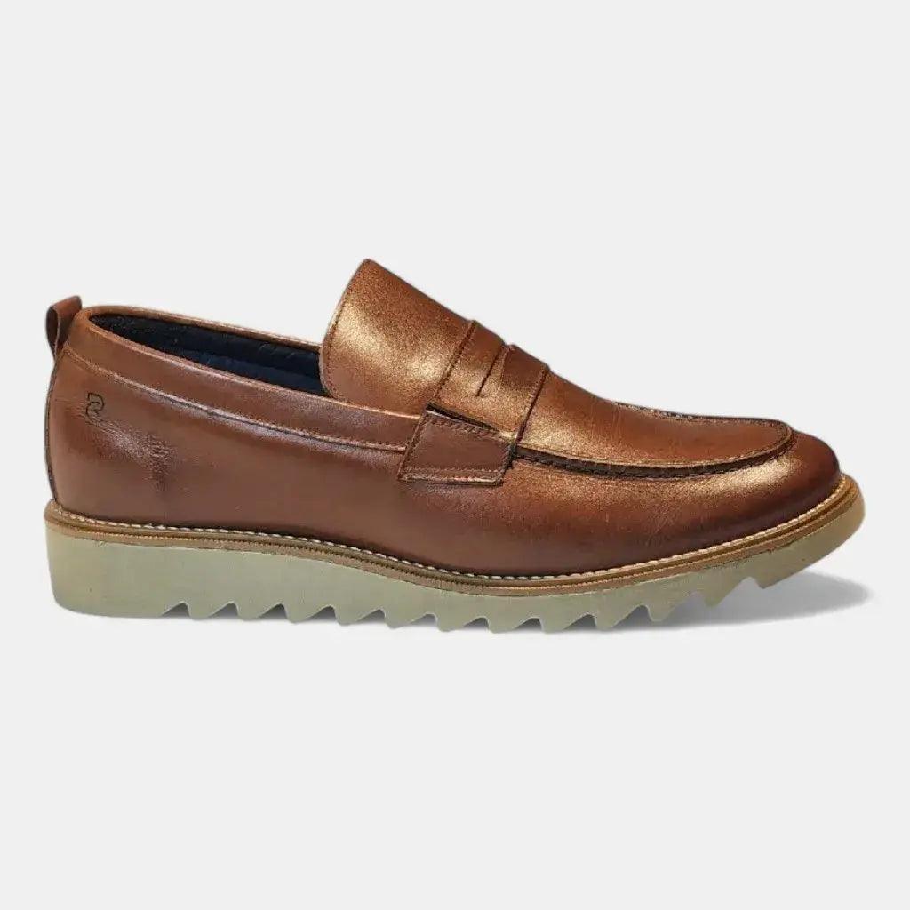 Mocassim Romeo Paris Castor Couro Romeo