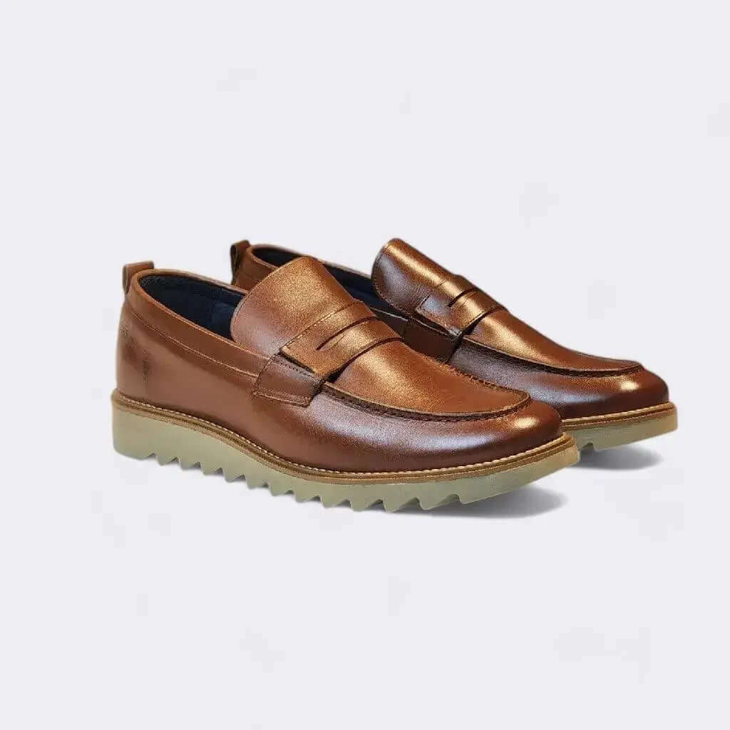 Mocassim Romeo Paris Castor Couro Romeo