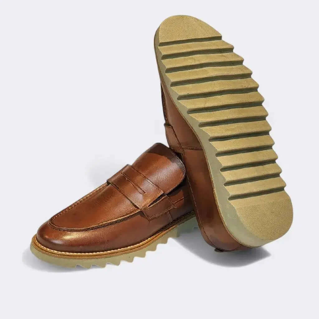 Mocassim Romeo Paris Castor Couro Romeo