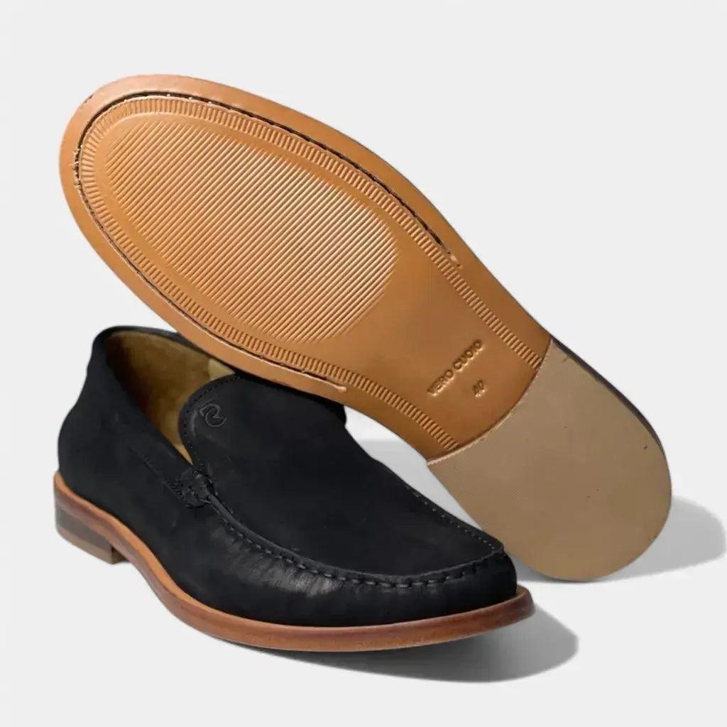 Mocassim Romeo Pietro Preto Couro Romeo