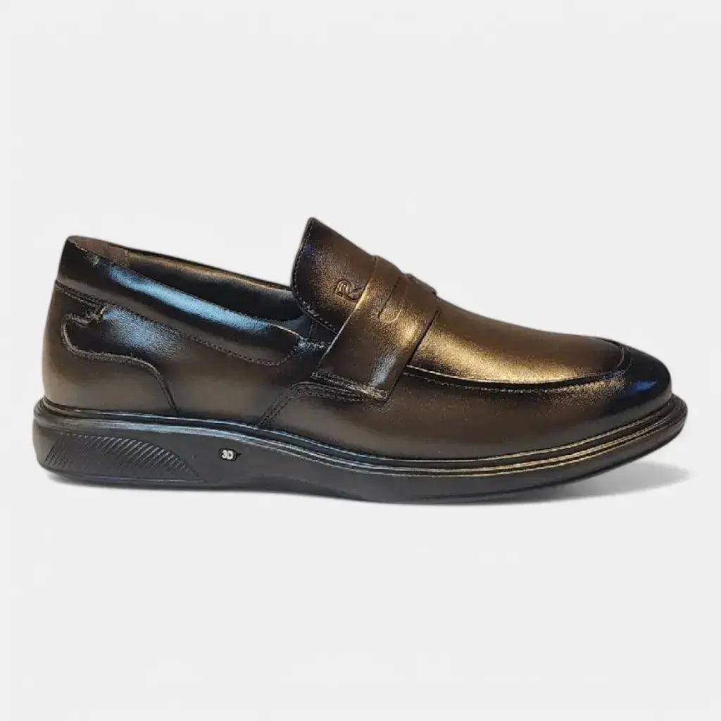 Mocassim Romeo Salvatore Marrom Couro Romeo