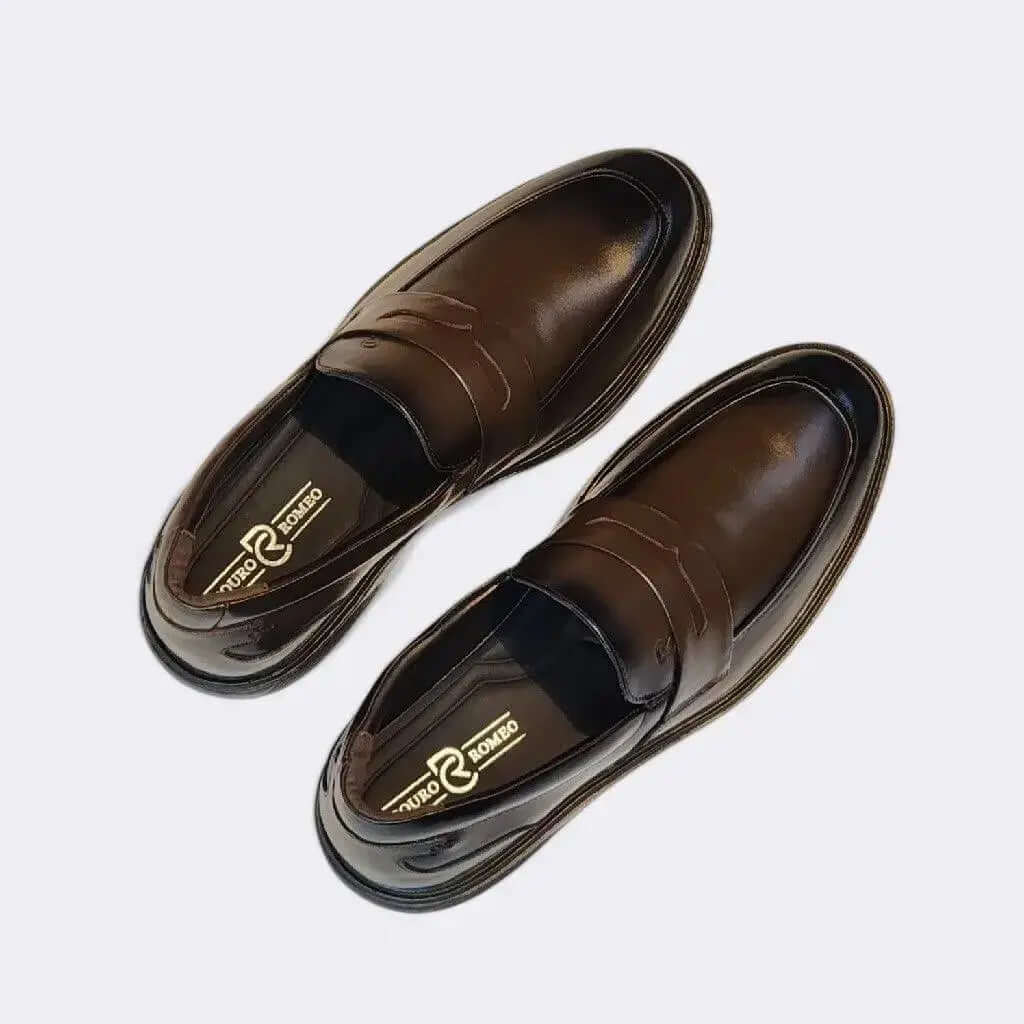Mocassim Romeo Salvatore Marrom Couro Romeo