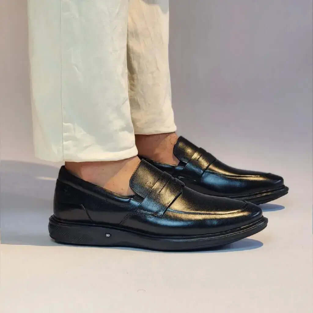 Mocassim Romeo Salvatore Preto Couro Romeo
