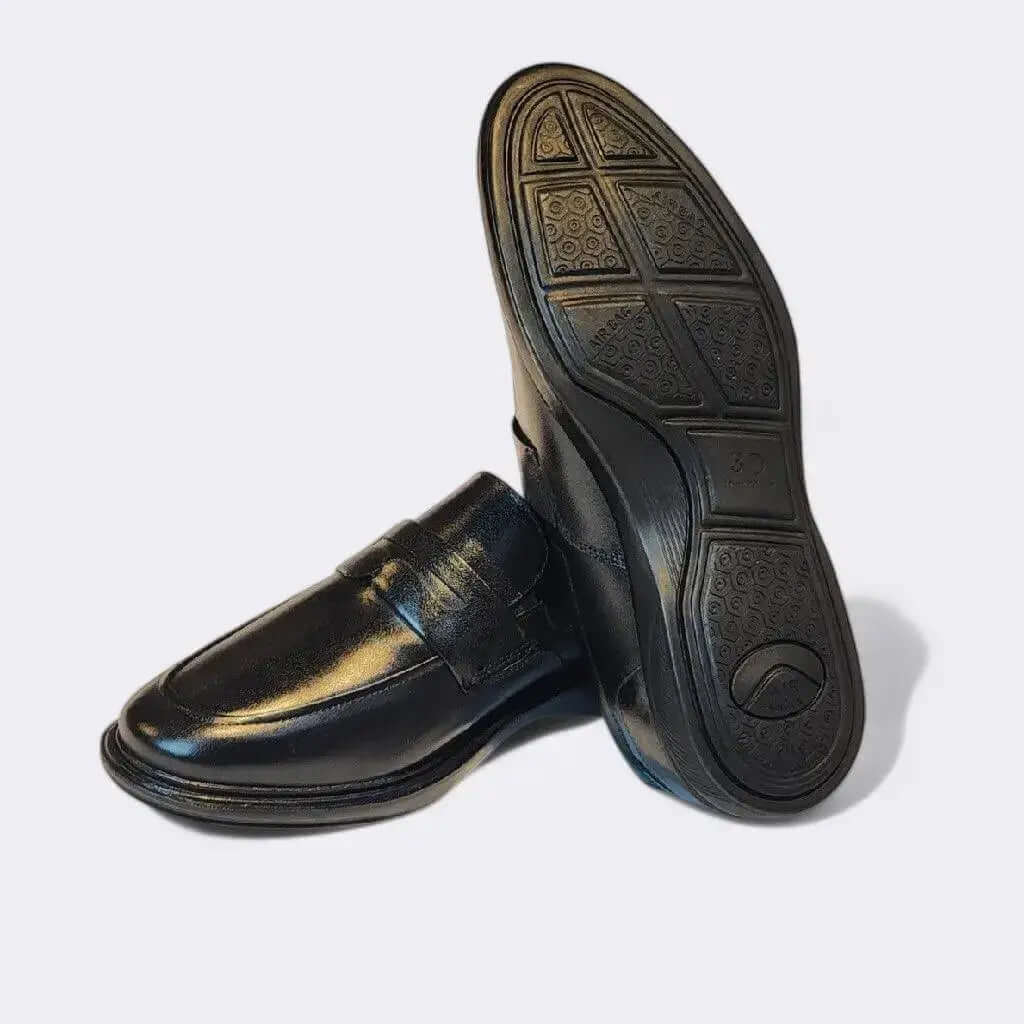 Mocassim Romeo Salvatore Preto Couro Romeo
