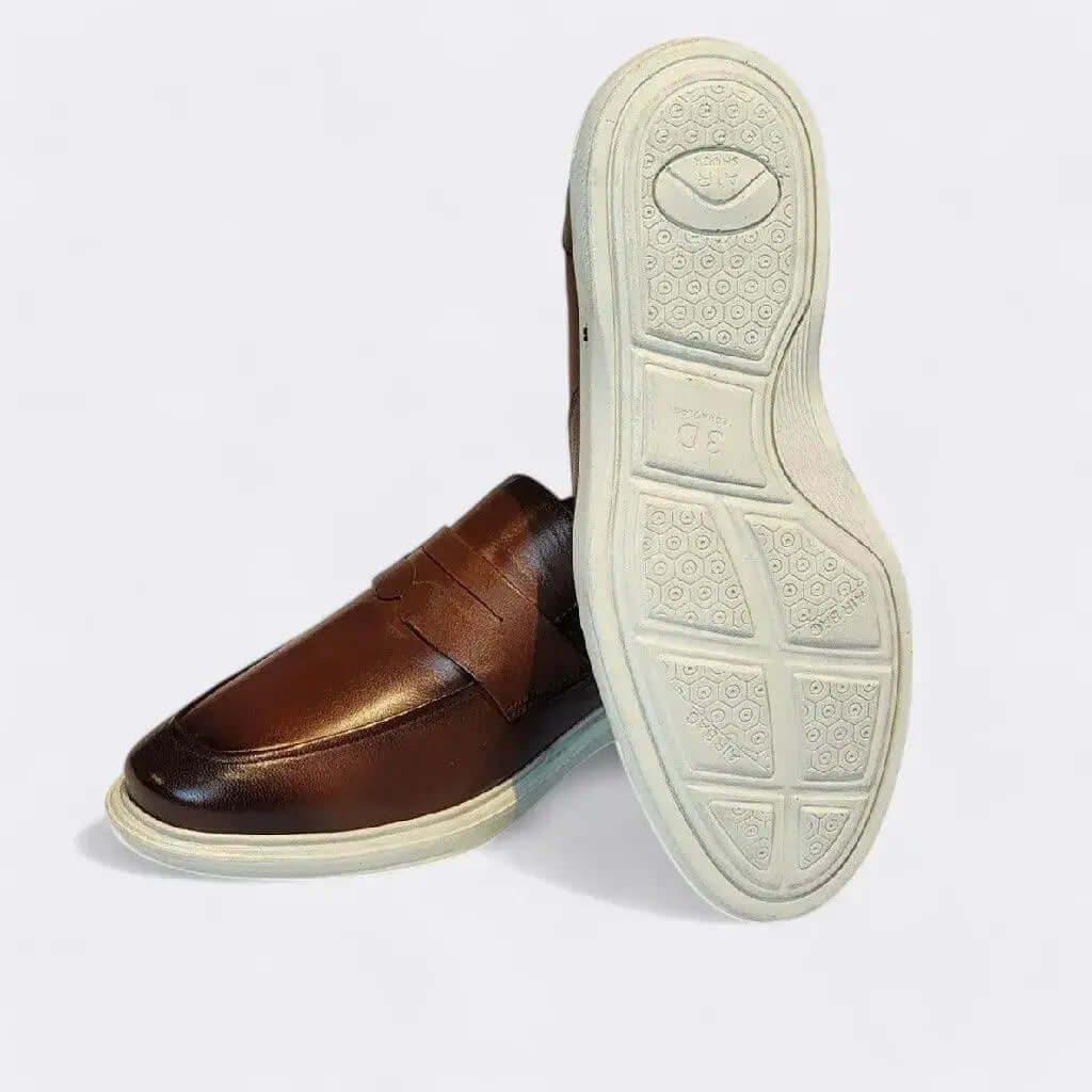 Mocassim Romeo Salvatore Whisky Couro Romeo