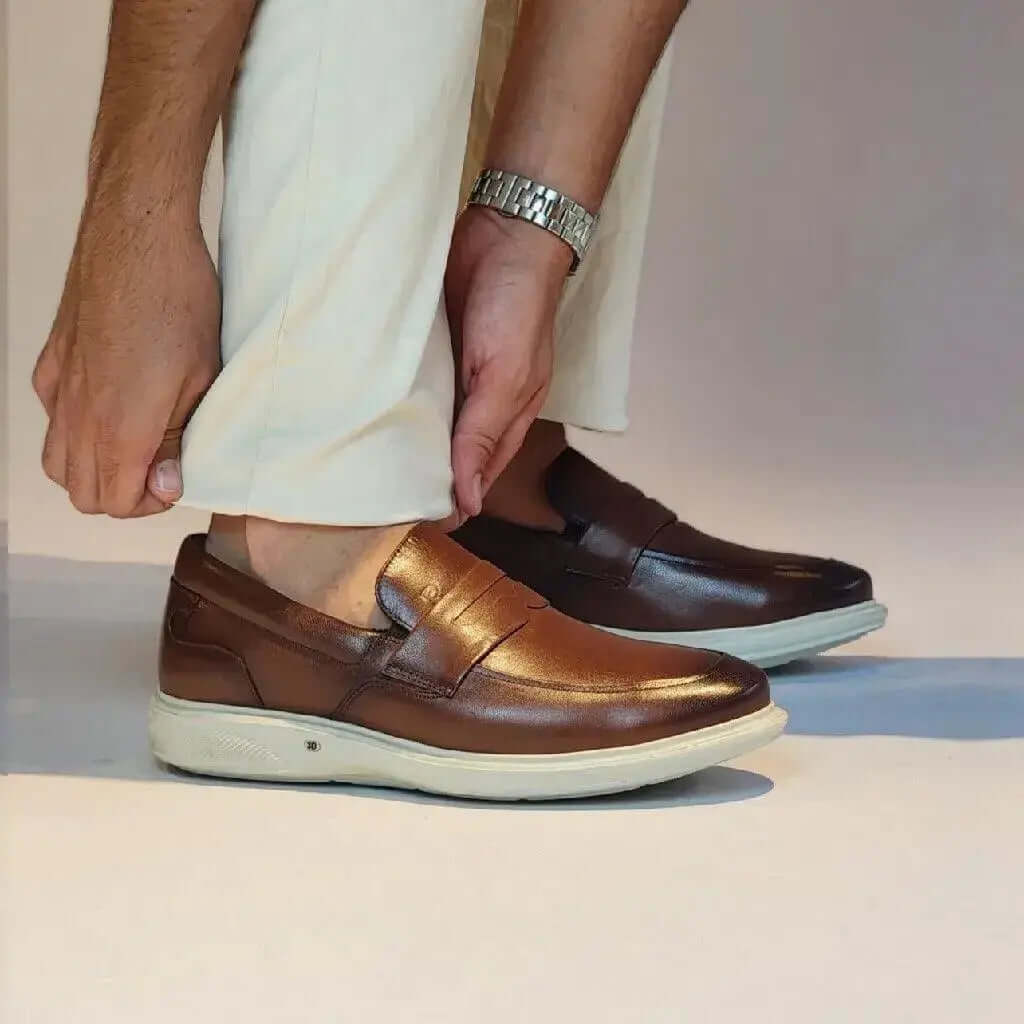 Mocassim Romeo Salvatore Whisky Couro Romeo