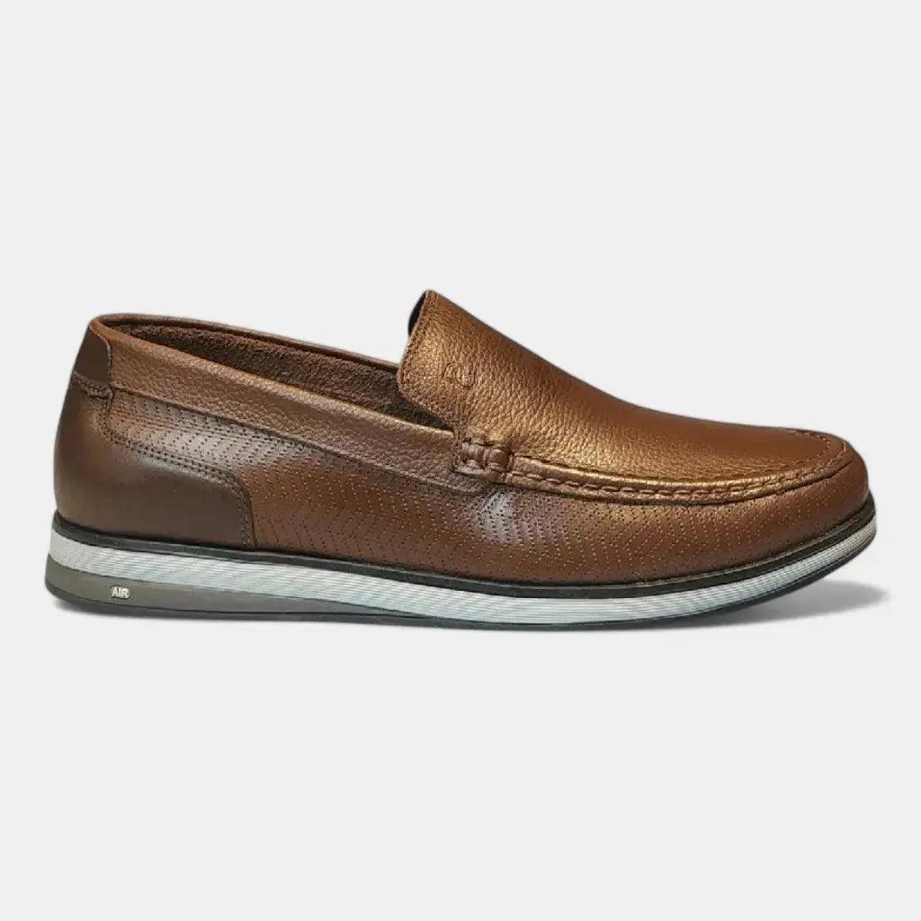 Mocassim Romeo Veneza Whisky Couro Romeo