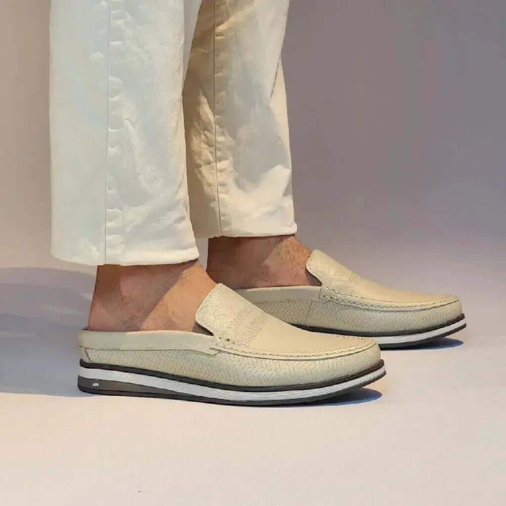 Mule Romeo CopaCabana Off White Couro Romeo