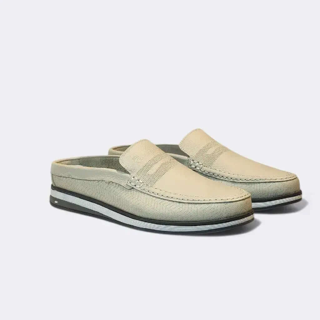 Mule Romeo CopaCabana Off White Couro Romeo