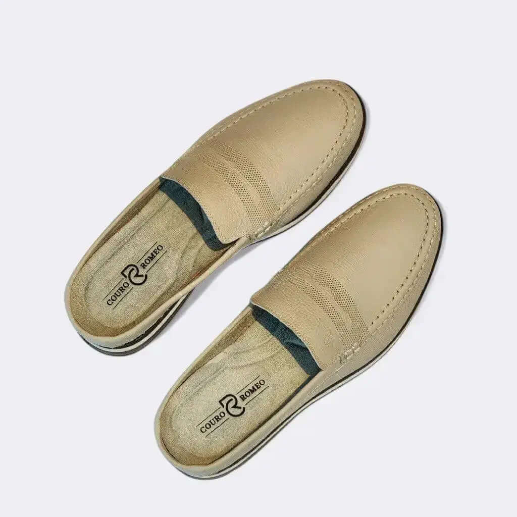 Mule Romeo CopaCabana Off White Couro Romeo