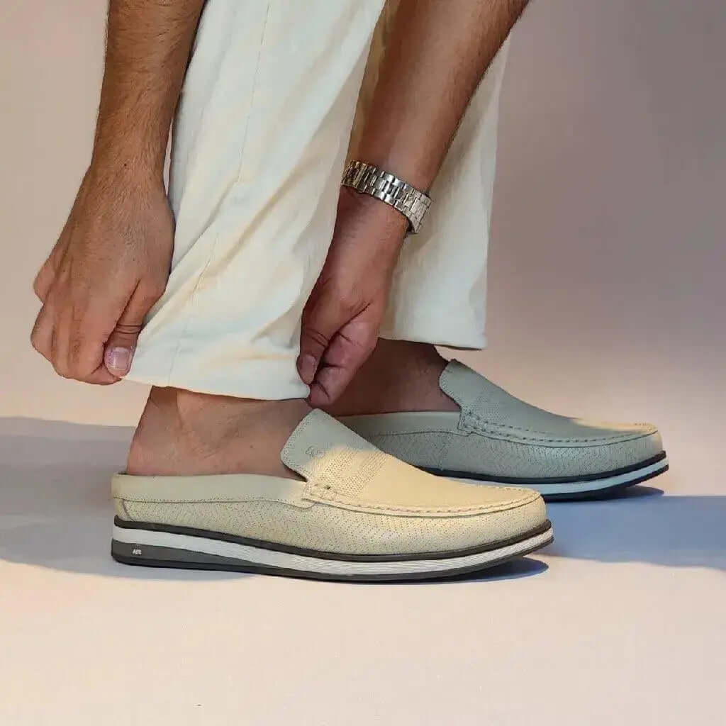 Mule Romeo CopaCabana Off White Couro Romeo