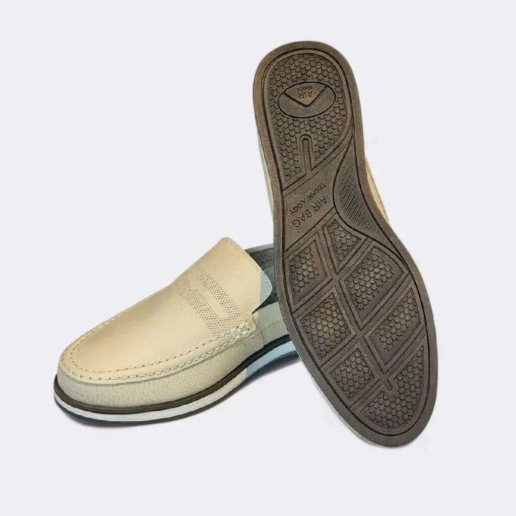 Mule Romeo CopaCabana Off White Couro Romeo