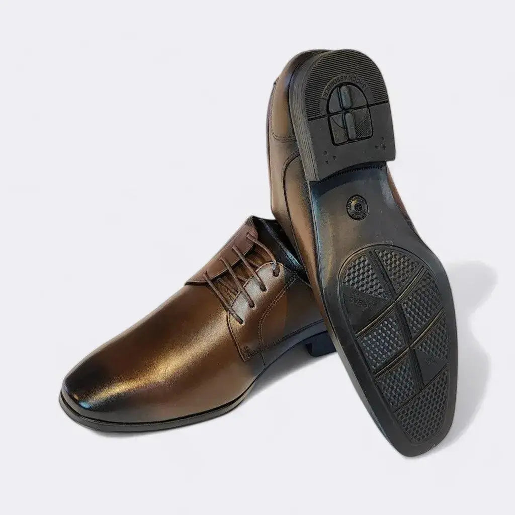 Sapato Social Romeo Siena Marrom Couro Romeo