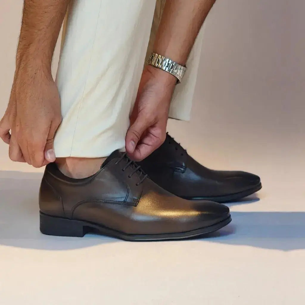 Sapato Social Romeo Siena Marrom Couro Romeo