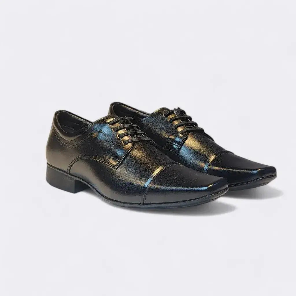 Sapato Social Romeo Siena Preto Couro Romeo