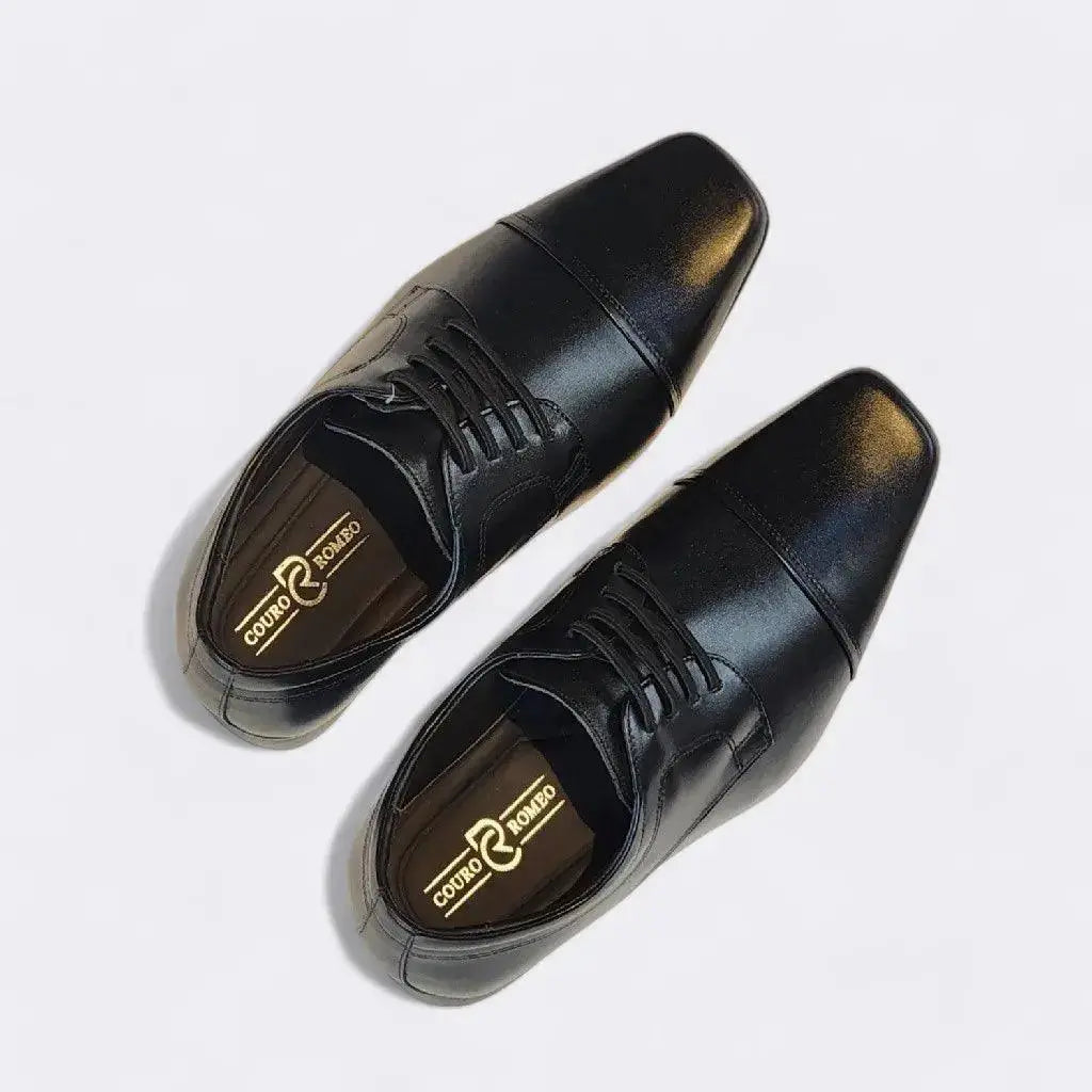 Sapato Social Romeo Siena Preto Couro Romeo