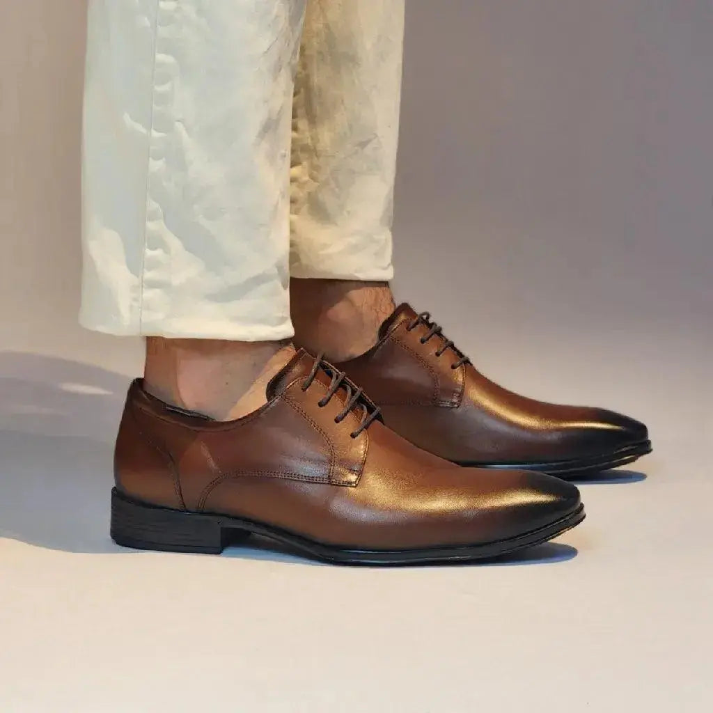 Sapato Social Romeo Siena Whisky Couro Romeo