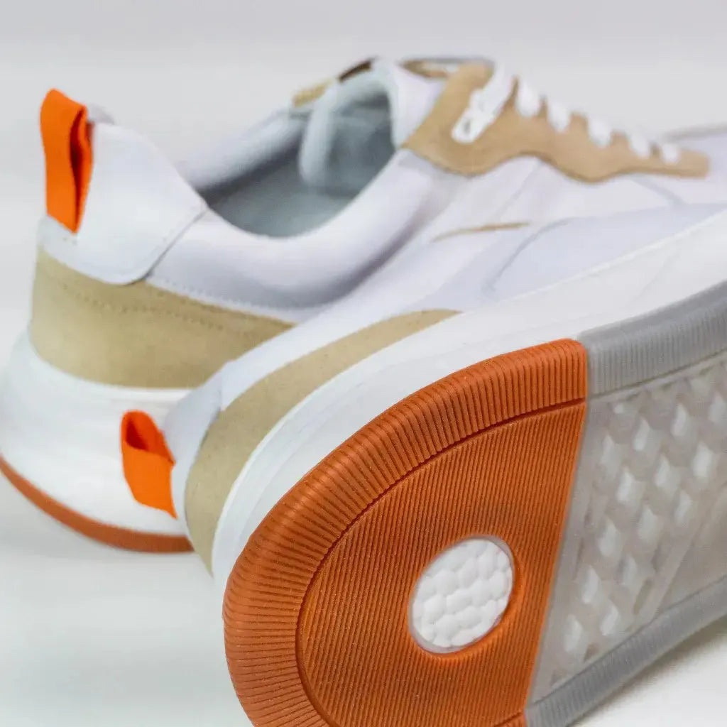 Sapatênis Romeo Best-Trend Bege e Branco