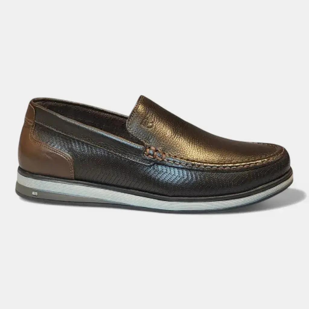 Mocassim Romeo Veneza Café Couro Romeo