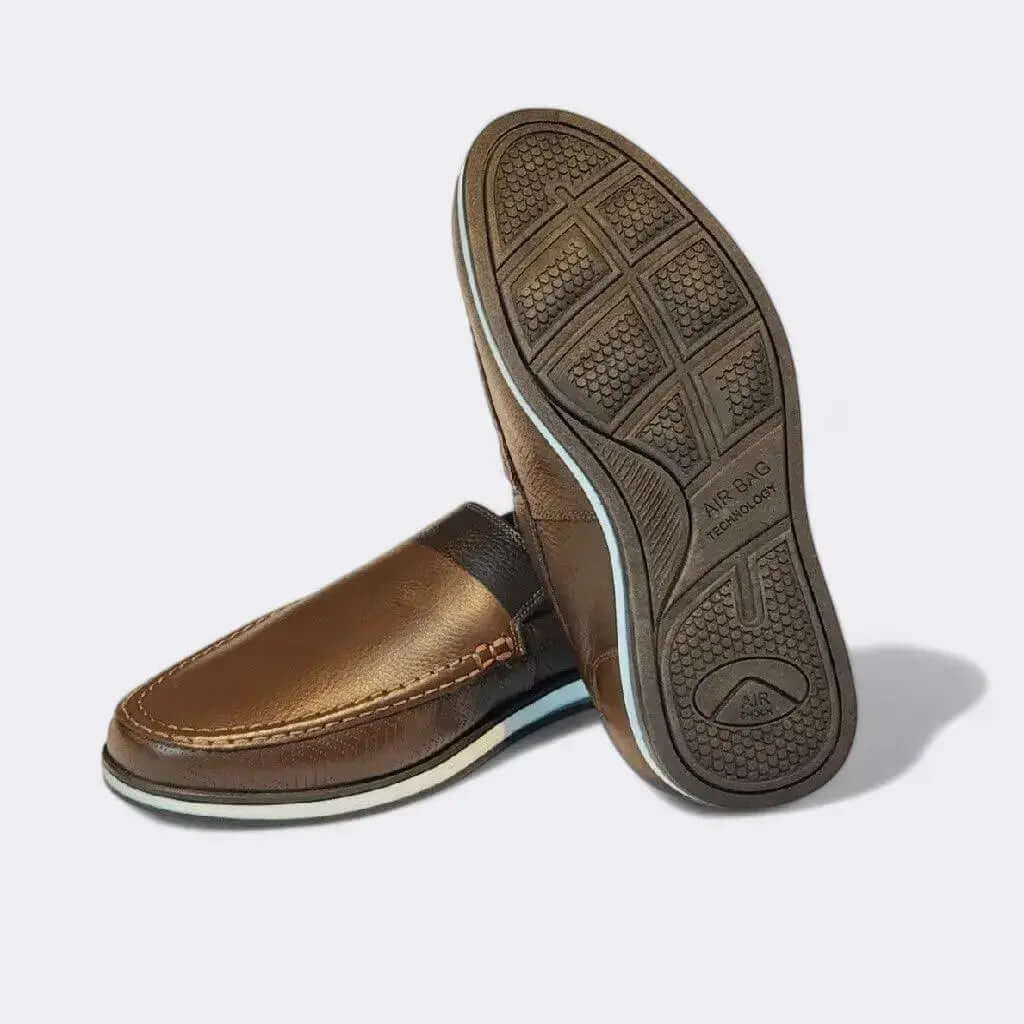 Mocassim Romeo Veneza Conhaque Couro Romeo