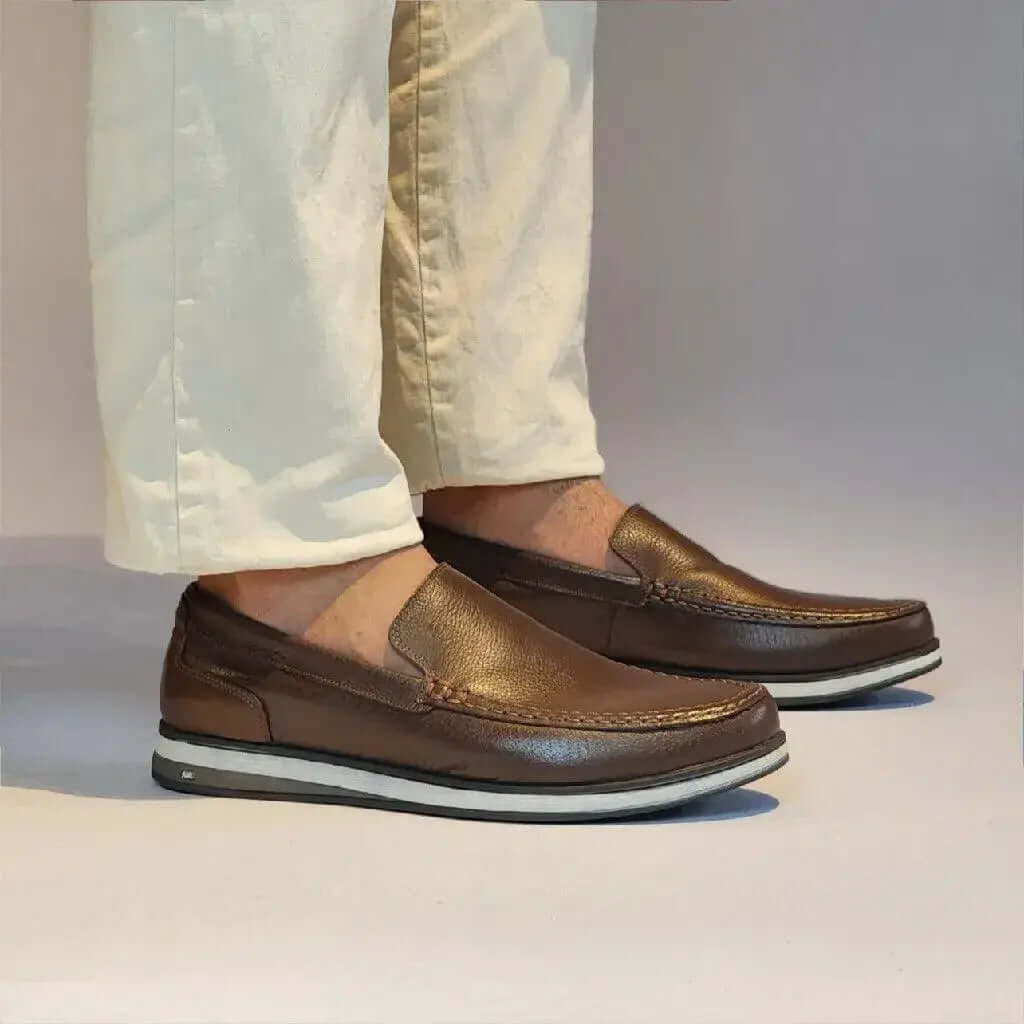 Mocassim Romeo Veneza Conhaque Couro Romeo