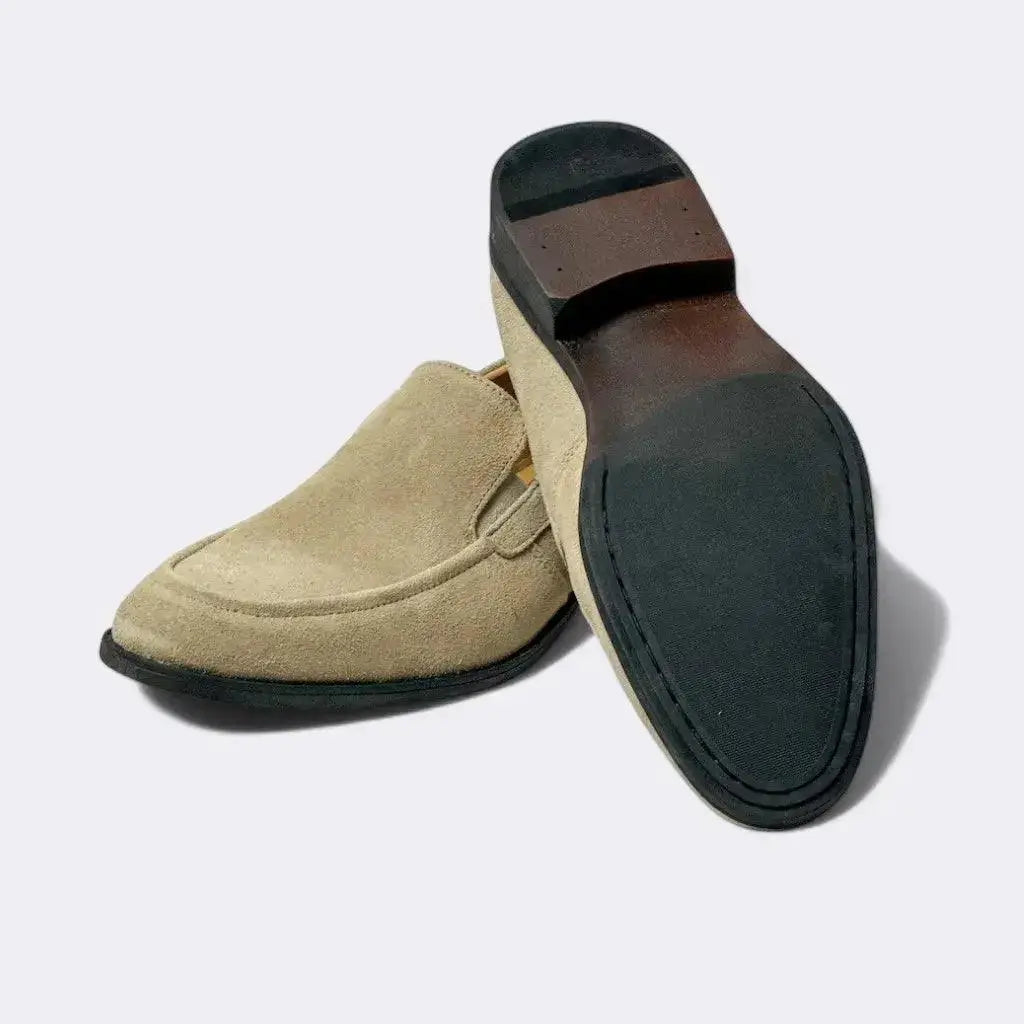 Sapato Social Romeo Pierre Bege Couro Romeo