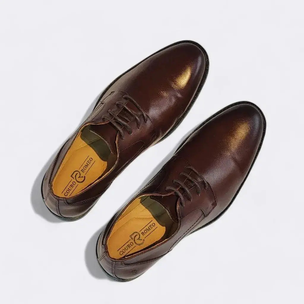 Sapato Social Romeo Siena Conhaque Couro Romeo